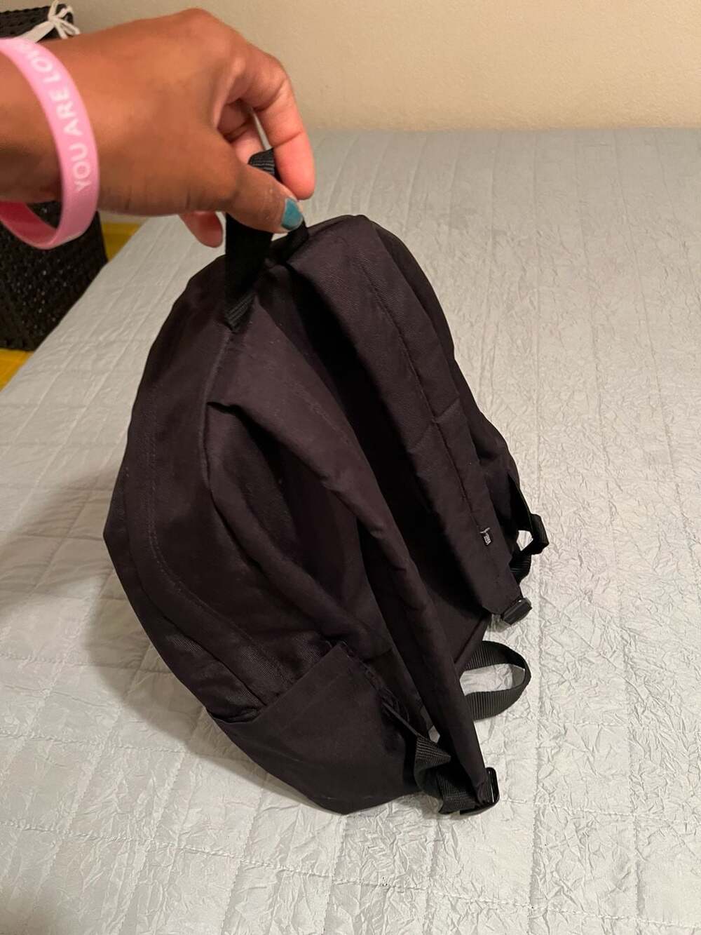 Vans OTW Old Skool Drop V Backpack Black White Superbreak School Book bag 193391 - Picture 2 of 3